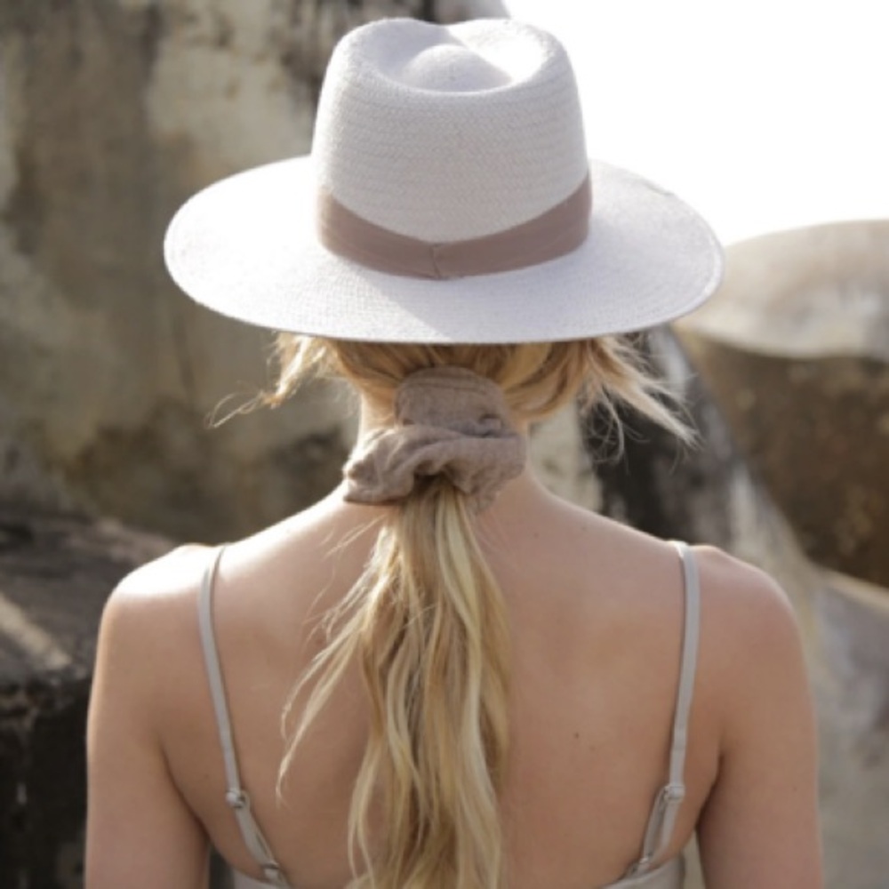 KIN THE LABEL FEDORA GIA HAT GRAY $204.00